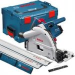 Bosch Bosch GKT 55 GCE 165mm Professional Plunge Saw (230V) with L-Boxx & 2 Guide Rails