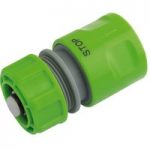 Draper Draper 1/2″ Garden Hose Connector with Water Stop