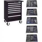 Machine Mart Xtra Britool E220329B 285 Piece Tool Kit & Tool Chest – Black