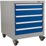 Sealey Sealey API5657A Premier Industrial 5 Drawer Mobile Cabinet