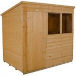 Forest Forest 7x5ft Pent Shiplap Dipped Shed (Assembled)