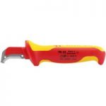 Knipex Knipex 155mm Fully Insulated Cable Dismantling Knife