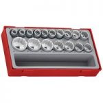 Teng Teng TT1217 1/2″ 17 Piece Socket Set