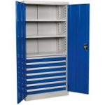 Sealey Sealey APICCOMBO7 Industrial Cabinet 7 Drawer 3 Shelf 1800mm