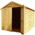 Shire Shire 8′ x 6′ Overlap Apex Double Door Shed