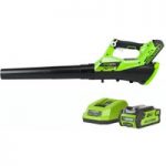 Greenworks Greenworks G40ABK2 Axial Blower with 2Ah Battery and Charger (40V)