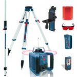 Machine Mart Xtra Bosch GRL 300 HV Professional Rotation Laser,Measuring Rod & Tripod