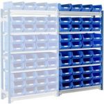 Machine Mart Xtra Barton Toprax Standard Extension Bay with 40 TC4 Bins & 5 Shelves