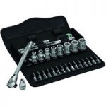 Wera Wera 8100 SA 8 28 piece Zyklop Metal-Switch Ratchet and Socket Set 1/4″ Drive