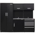 Sealey Sealey APMSCOMBO1SS Modular Heavy Duty Storage System Combo (Stainless Steel Worktop)