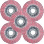 National Abrasives 5 Assorted 115mm Zirconium Flap Discs