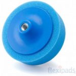 Flexipads Flexipads 44110 150 x 50mm Blue 5/8 Thread Medium Versatile Foam Pad