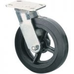 Clarke ML814S 200mm Heavy Duty Swivel Castor – Rubber