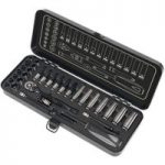 Sealey Sealey AK7970 Socket Set 32pc 1/4″ Drive 6pt WallDrive® Metric Black Series