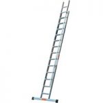 T. B. Davies TB Davies 3.5m Pro Trade 2 Section Extension Ladder with Stabiliser Bar