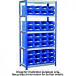 Machine Mart Xtra Barton Storage Eco-Rax TC Shelving Unit With 40 TC4 Red Containers