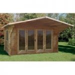 Forest Forest 4 x 3m Abberley Log Cabin (Assembled)