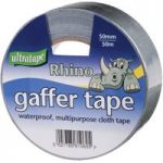 Ultratape Ultratape 50mm x 50m Rhino Silver Cloth Gaffer Tape