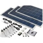 Solar Technology International PV Logic 3 x 150Wp Narrowboat Kit with Alloy Brackets