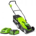 Greenworks Greenworks G40LM35K2 40V 35cm Mower with 2Ah Battery and Charger