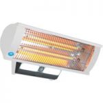 Prem-i-Air Prem-I-Air EH1462 2.3kW Wall Mounted Patio Heater with Remote Control (230V)
