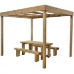 New Forest 221x200x300cm Dining Pergola Without Panels