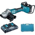 Makita Makita DGA900PT2 18VX2 LXT 230mm Cordless Angle Grinder & 2 x 5Ah Li-Ion Batteries