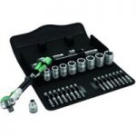 Wera Wera Zyklop 8100 Sb9 3/8″ Drive Ratchet And Socket 29 Piece Set