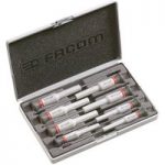 Machine Mart Xtra Facom AEF.J6 Case Set Of 8 Micro-Tech Screwdrivers