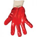 Rodo Rodo Red PVC Knitwrist Gloves