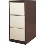 Steelco Steelco 3DFCM 3 Drawer Filing Cabinet (Brown/ Beige)