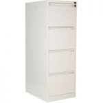 Steelco Steelco 4DFCMX 4 Drawer Filing Cabinet (White)