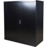 Steelco Steelco 40” Cupboard with Two Shelves (Black)