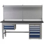Sealey Modular System Sealey API1800COMB02 1.8m Complete Industrial Workstation & Cabinet Combo