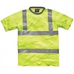 Dickies Dickies – Yellow Hi-Vis T-Shirt (Small)