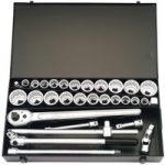 Elora Elora 770-S22 MAU 31 Piece 3/4″ Sq. Dr. Metric and Imperial Socket Set