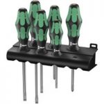 Machine Mart Xtra Wera 334/6 Screw Driver Set Sl/Ph K’Form Plus 6 Piece