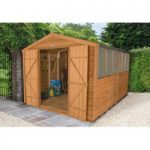 Forest Forest 8x12ft Apex Overlap Dipped Shed