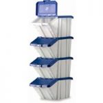 Barton Storage Barton Topstore Multi-Functional Containers with Blue Lids