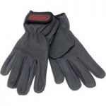 Machine Mart Xtra Oregon Black Leather Work Gloves