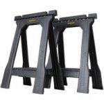 New Stanley STST1-70355 Folding Saw Horse – Twin Pack