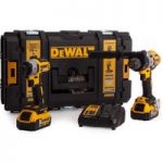 DeWalt DeWalt DCK276P2 Impact Driver & Combi Drill with 2×5.0Ah Batteries