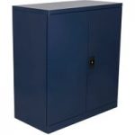 Steelco Steelco 40” Cupboard with Two Shelves (Blue)