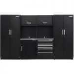 Sealey Sealey APMSCOMBO3SS Modular Heavy Duty Storage System Combo (Stainless Steel Worktop)