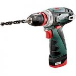 Metabo Metabo PowerMaxx BS Quick Pro Cordless Drill/Driver with 2×2.0Ah Batteries