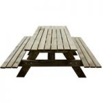Forest Forest 70x150x150cm Rectangle Picnic Table Small