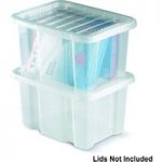 Machine Mart Xtra Topstore 012450/WOL/10 TopBox 24 Litre Containers without Lids (10 Pack)