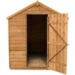 Forest Forest 6x8ft Apex Overlap Dipped Shed No Window