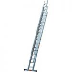 T. B. Davies TB Davies 4m Pro Trade 3 Section Extension Ladder with Stabiliser Bar