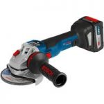 Bosch Bosch GWS 18 V-125 SC Professional 18V Angle Grinder with 2×6.3Ah Batteries